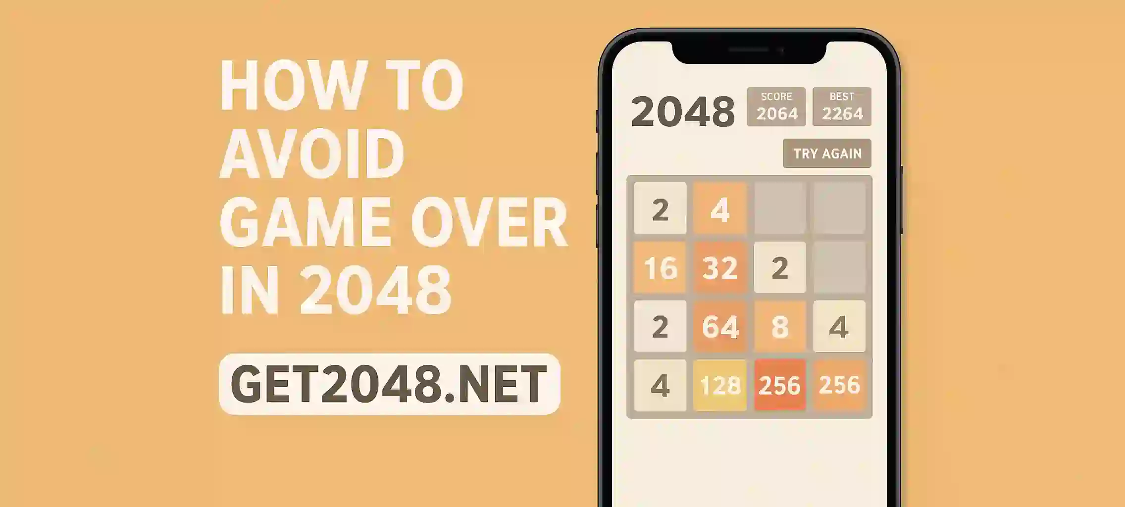 How to Avoid Game Over in 2048
