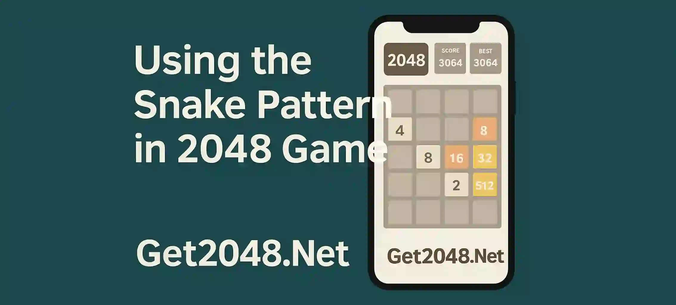 Using the Snake Pattern in 2048 Game