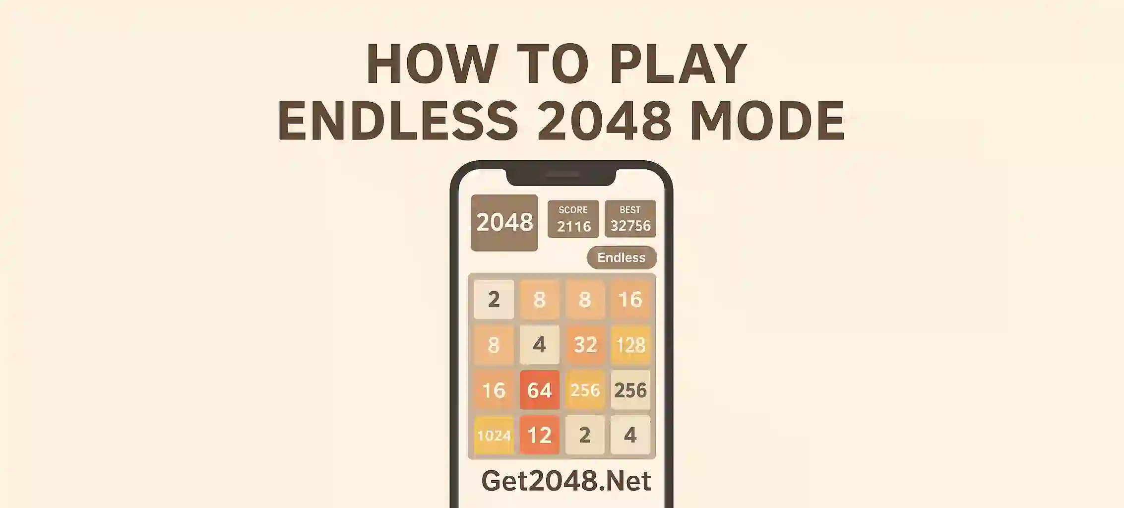 How to Play Endless 2048 Mode